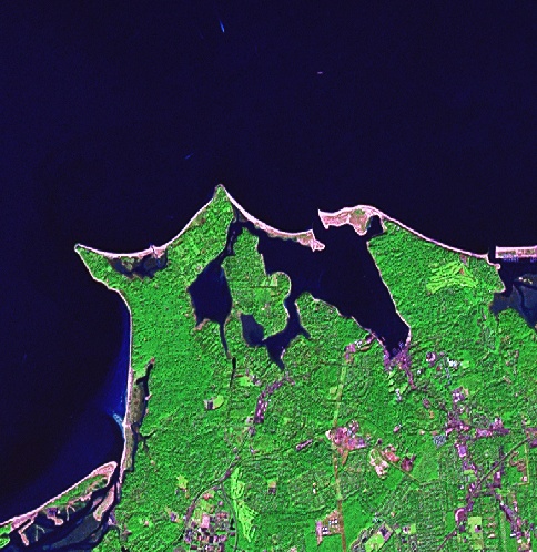 [Landsat GEOCOVER image before processing]